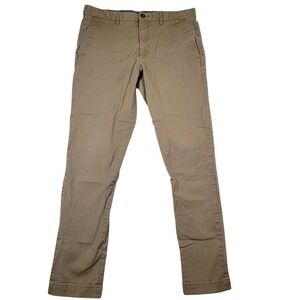 Banana Republic‎ Men's Mason Chino Pants Sz 33x31 Tan Khaki Career Preppy